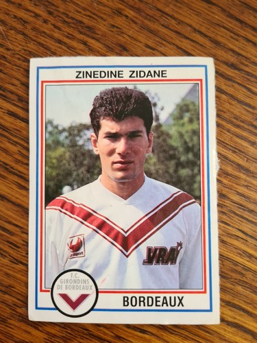 Panini foot carte zinedine - carte,
