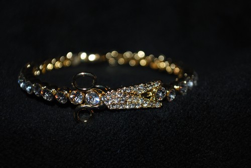 Crystal scissors bracelet - scissors,
