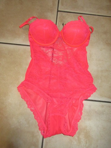 Body rose dentelle - , undiz