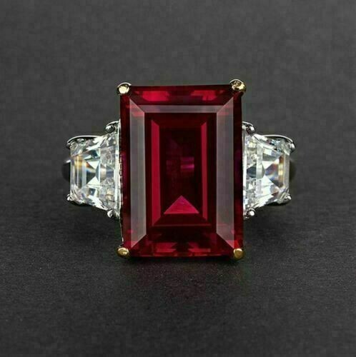 3ct emerald cut lab created - 3ct,