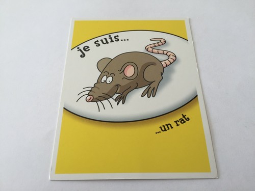 Carte suis rat pièce - je, un