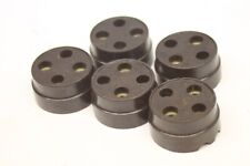 1 X Petit Ancienne Prise Radio en Saillie Rond Bakélite Style Vintage