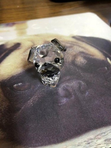 Figurine cristal chien - figurine,