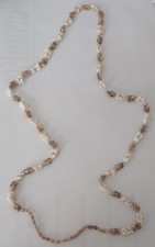 collier coquillages des îles, 60 cm de long plié