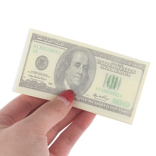 Mouchoirs billets factices - , de