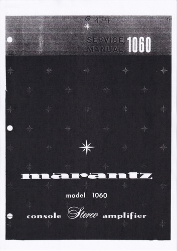 Service manual for marantz - for,