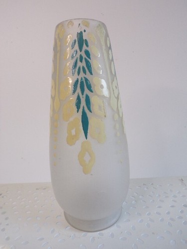 Vase verre depoli 1930 - vase,