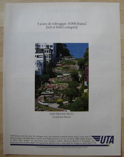 Publicité papier uta - publicité,
