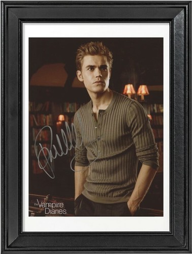 Paul wesley autographe avec - wesley,