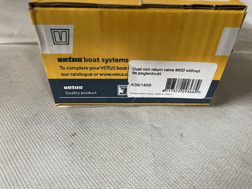 Vetus double clapet anti - double,