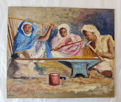 Tableau orientaliste fin xixé - tableau,