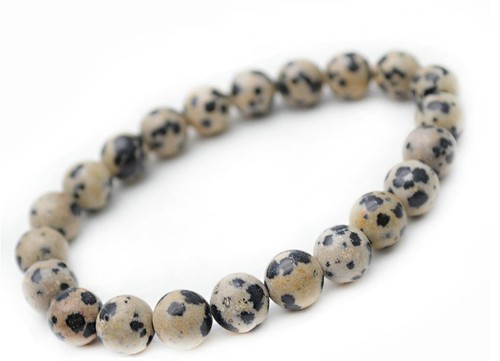 Bracelet jaspe dalmatien