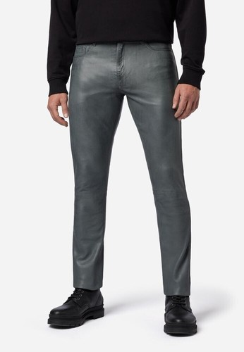 Jeans cuir véritable pour - en,