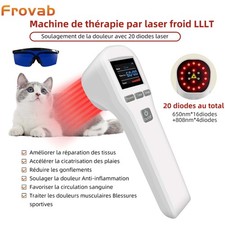 Appareil thérapie au laser froid pour le soulagement de la douleur 808 nm 650 nm