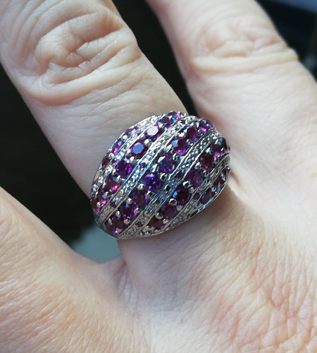 Bague argent 925 - plaqué, or