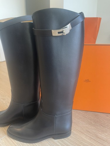 Hermes kelly jumping boots - kelly,