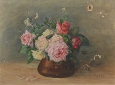 Nature morte aux - fleurs, vers
