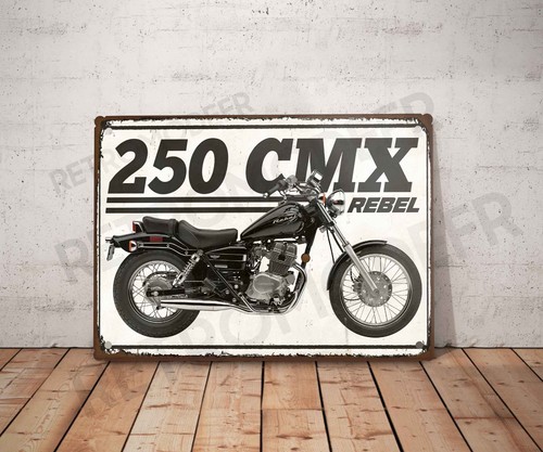Plaque métal vintage - , honda
