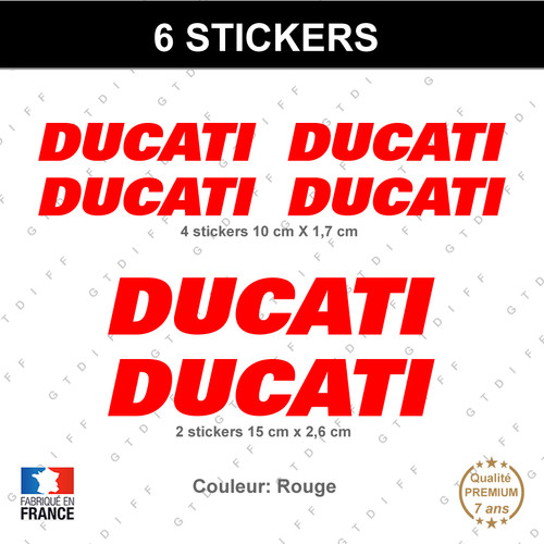 Stickers ducati rouge - ducati,