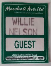 PASS acces backstage concert working autocollant WILLIE NELSON
