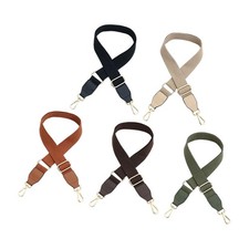 Bandoulière large pour femme Sangle de sac à main réglable avec crochets