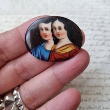 Médaillon Porcelaine Peinte 2