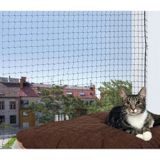 Filet de protection 4 x 3 m noir, pour chat