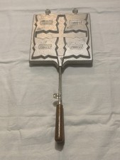 ➜GAUFRIER/APPAREIL MOULE À CROQUE MONSIEUR x4 L'étoile vintage ancien de France