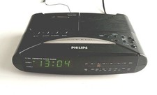 PHILIPS AJ3840 - Radio-Réveil/Lecteur Cassette Audio - Vintage - Fonctionnel