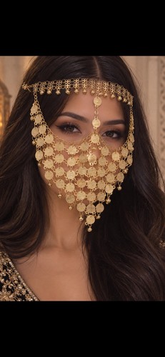 Bijou tête voile facial - tête,