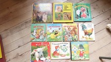 Lot livres cartonnés vintage pour les tout-petits