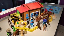 TV LOT PLAYMOBIL MAISON ECURIE MILITAIRE FORT BRAVE USA SOLDAT NORDISTE WESTERN