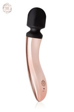 Vibromasseur Wand "Curve Massager" Rosé & Doré 21cm - Rechargeable & Étanche