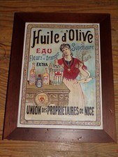 toile peinture « huile d olive eau de fleurs d oranger extra » 26*36 cm