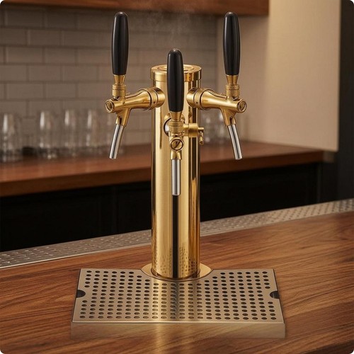 Colonnes bière acier - colonnes,