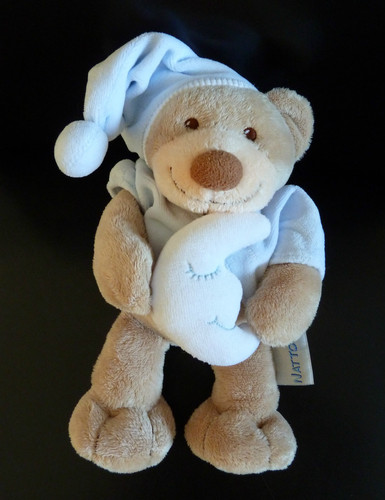 Doudou peluche nattou ours - peluche,