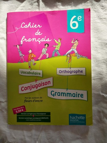Livre cahier français 6eme - livre,
