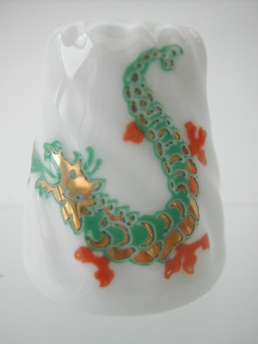 Dé coudre porcelaine - coudre,
