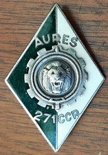 Insigne Train 271° CCR Circulation Routière AURES NEMENCHA ORIGINAL Badge Drago
