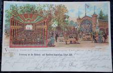 57363 AK Vogels Jardin Spécialité Théâtre Concert Erfurt 1898