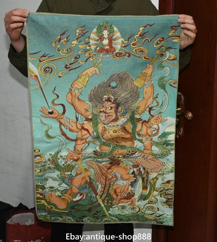 Tibet cloth silk buddha - tibet,