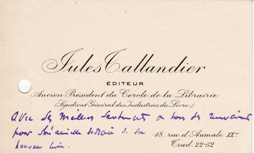 A jules tallandier - c.a,