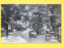 cpa LE PLESSIS ROBINSON Intérieur du RESTAURANT des ROCHES Cabane dans l' Arbre