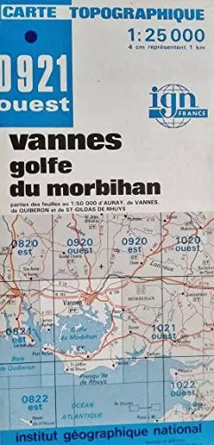 Carte randonnée vannes - de, :