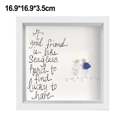 Kit cadre amitié verre - verre, de