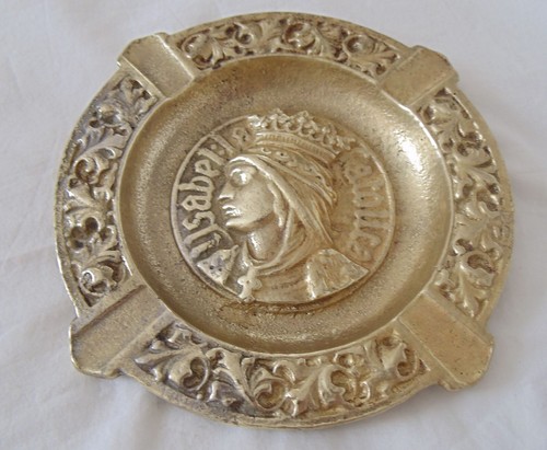 Cendrier bronze isabel - bronze,