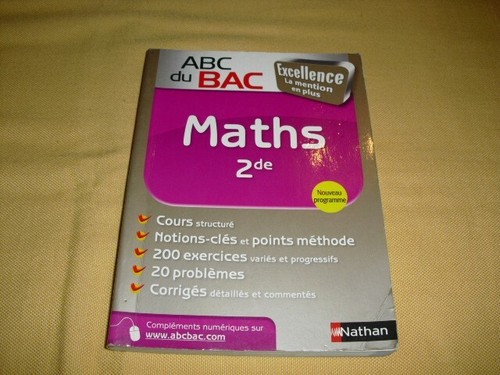 Abc bac maths 2de nathan - du,