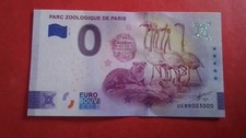 Billet 0 zero  Parc Zoologique