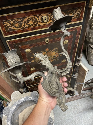 Applique bronze xixeme ancien - applique,