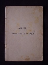 Abrégé de la théorie de la